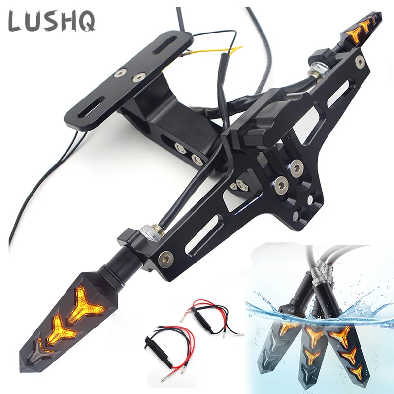 Рамка номерного знака мотоцикла светодиодный сигнал поворота для Benelli trk 502 tnt 1130