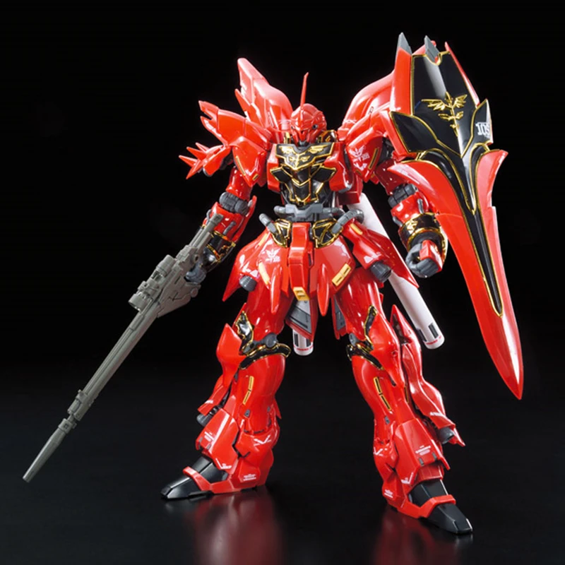 BANDAI RG 1/144 MSN-06S Sinanju воина гундама Xinɺnzhou механические прозрачная версия вер. KA