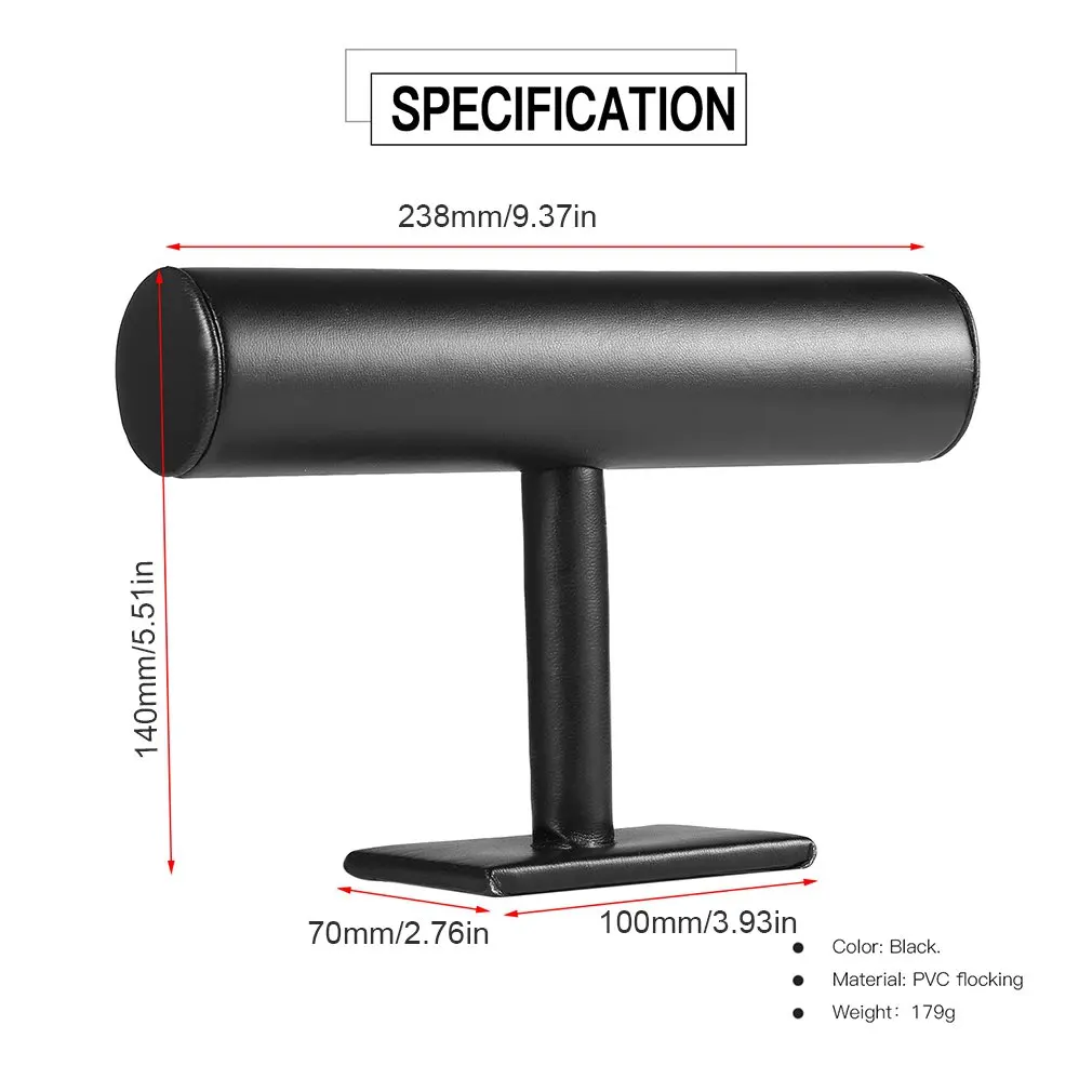 T-бар наручные часы ювелирные изделия браслет ожерелье украшения дисплей