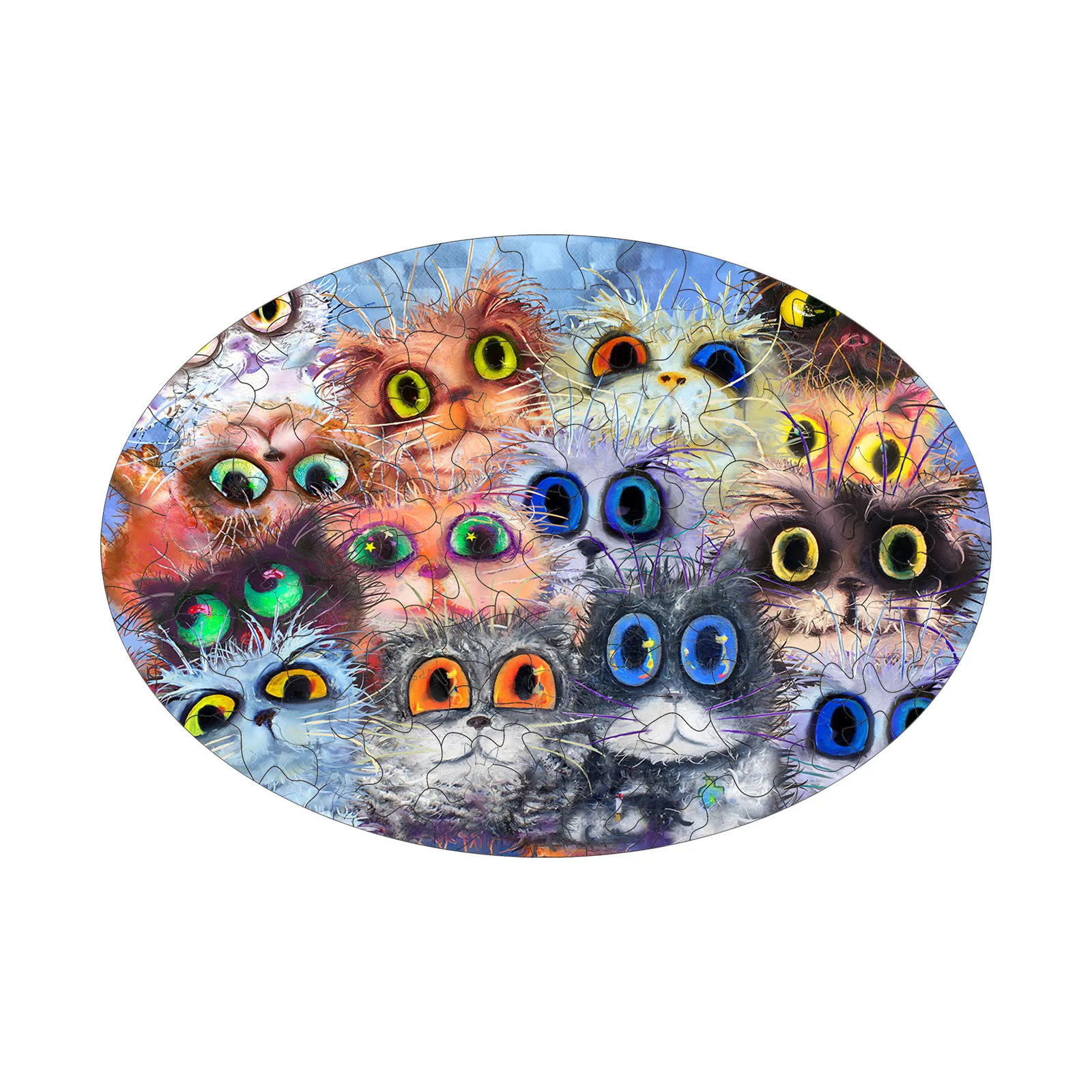 Пазл с волком деревянный для взрослых и детей | Игрушки хобби