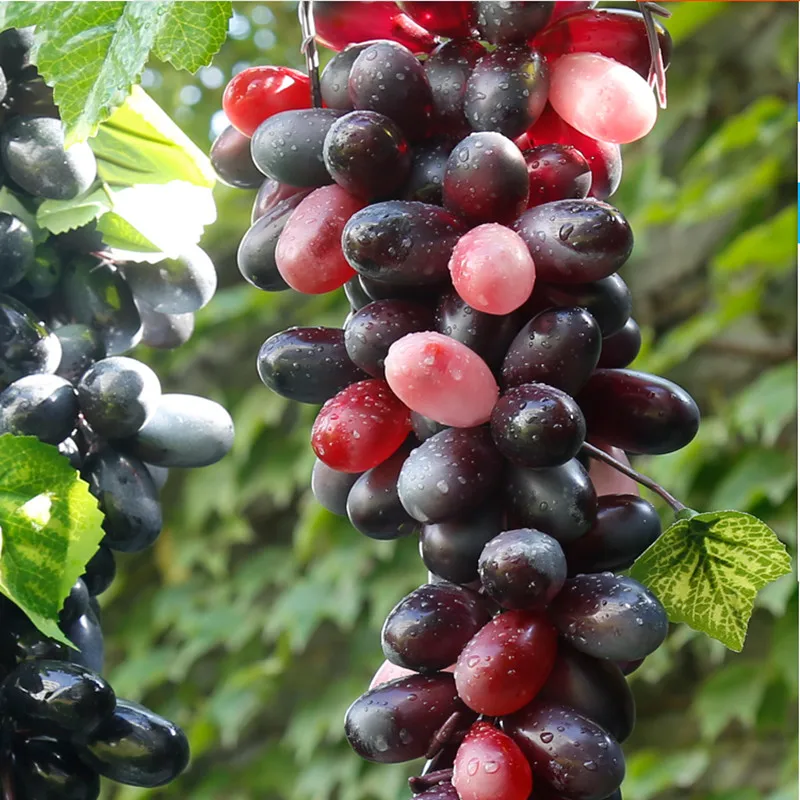 Оптовая продажа дешевый искусственный виноград Звездный кусок фрукты для