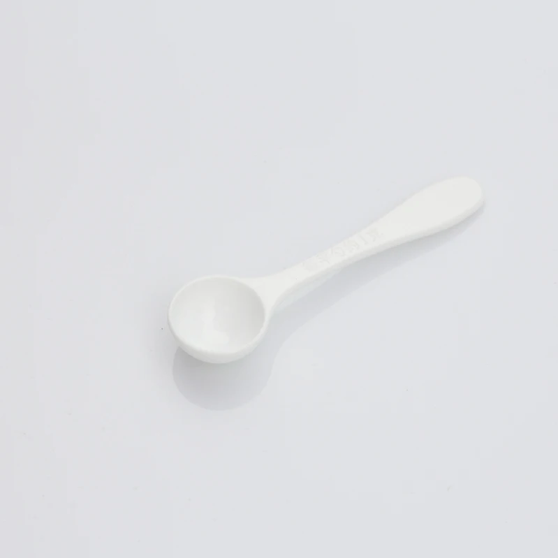 

10 Pcs/Packet * 1 Gram Spoon * 1 Gram Granular Powder Fertilizer White Scoop Spoon Plastic Gardening Supplies
