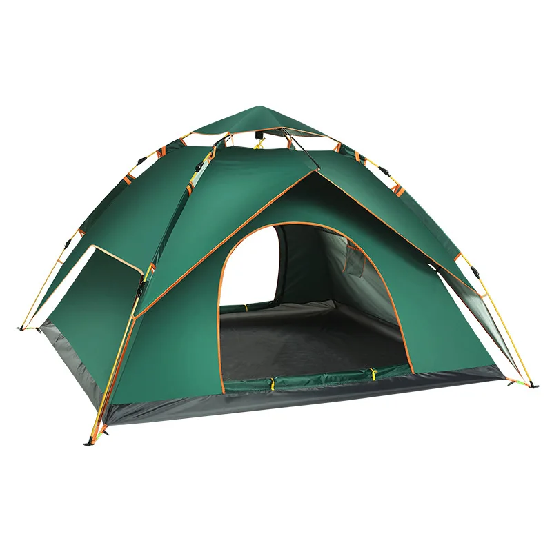 

Fully Automatic Tent Outdoor 3-4 People Camping Thickening Rainproof 210D Oxford Cloth Double Door Fishing Mountaineering Tent