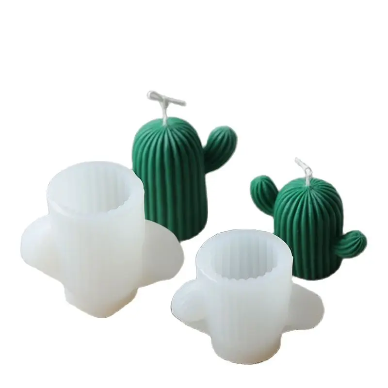 Силиконовая форма для изготовления кактусов ароматизированных свечей украшение