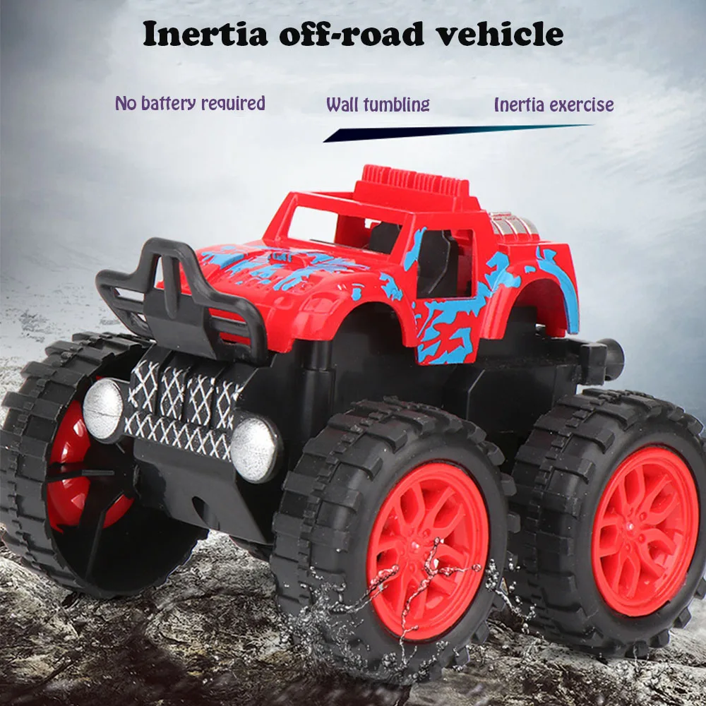 

Inertial Car Toys 4wd Stunt Car 360 Rotation Friction Stunt Car Model Toys For Boy Drift Mini Inertial Off-Road Vehicle Gift Toy