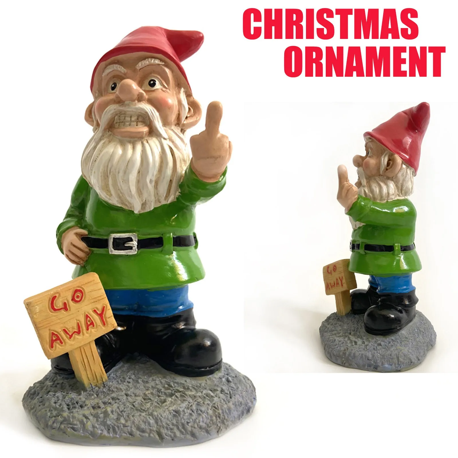 Узоры с Санта Клаусом блокирующие путь Изделия из смолы статуя рождественские