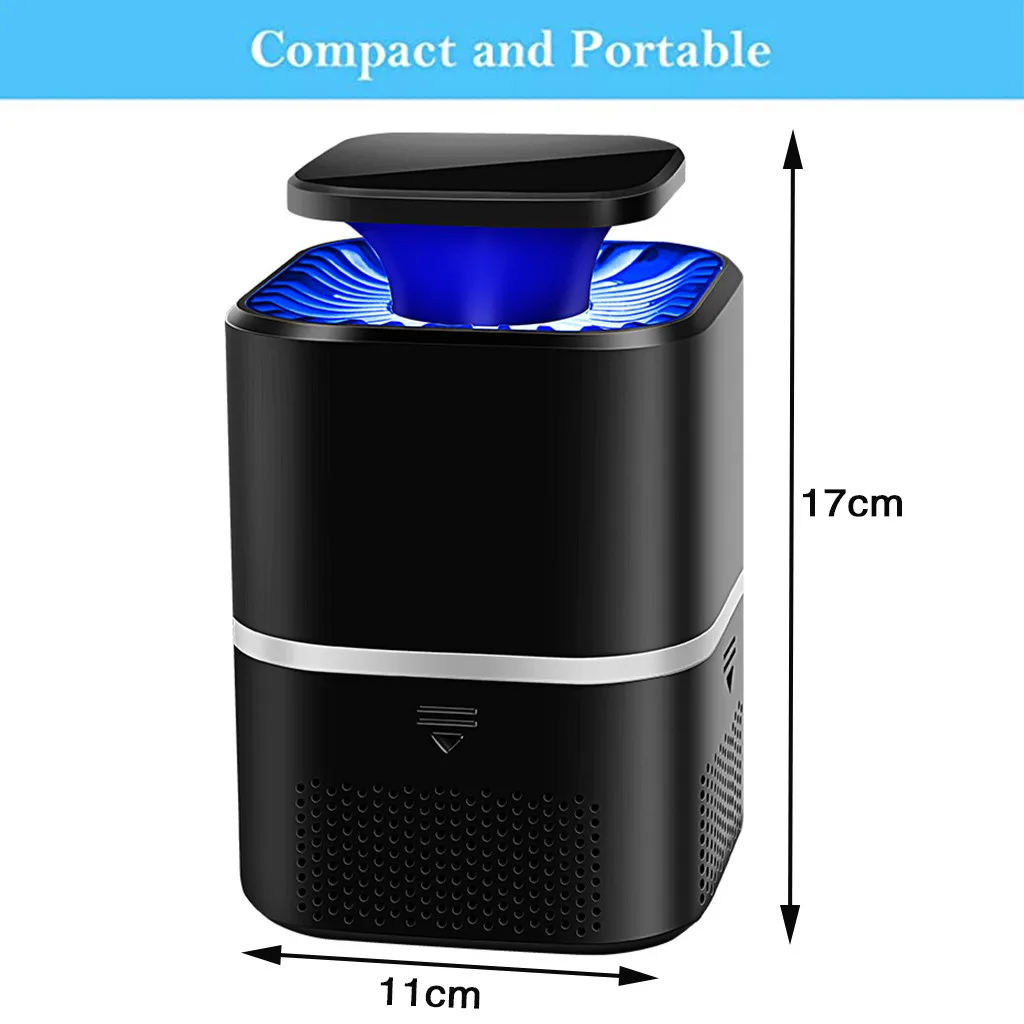

Electric Wave Mosquito Killer Lamp Light USB Powered Electric Mosquito Killer Lamp Led Bug Zapper Lure Trap for Home