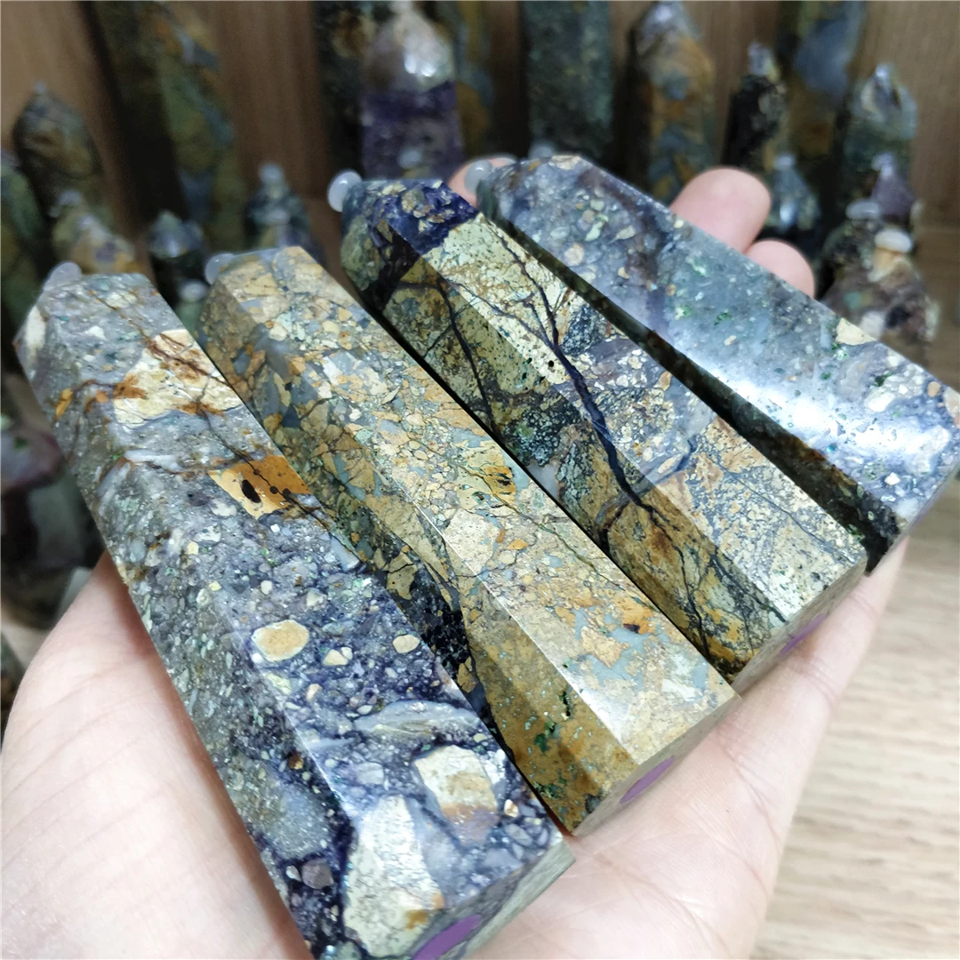 

200G Natural Fluorite Root Mineral Crystal Wands Reiki Healing Point Desert Landscape Stone Specimens Cottage Garden Decor
