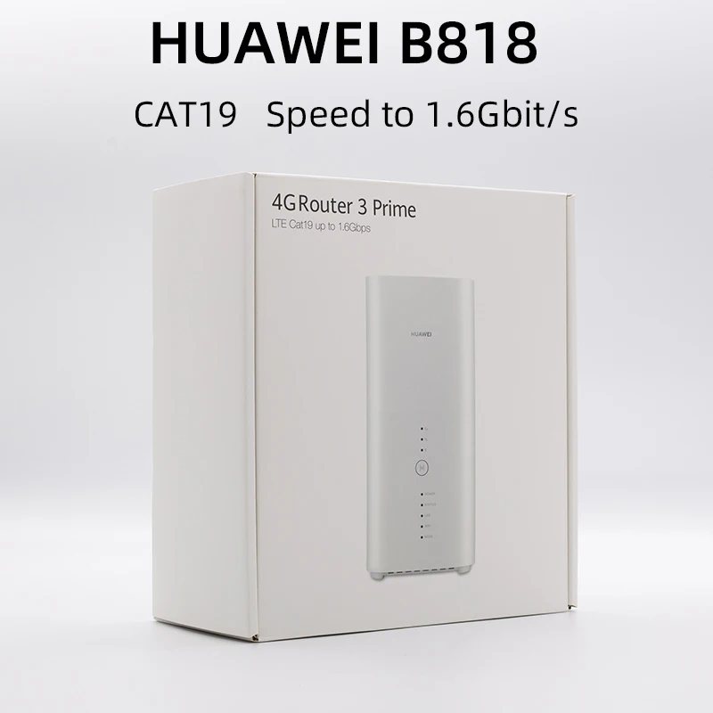unlocked new huawei b818 4g router 3 prime lte cat19 router 4g lte huawei b818 263 pk b618s 22d b618s 65d b715s 23c free global shipping