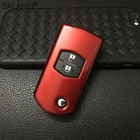 fashion abs key holder car key cover case fit for mazda 2 3 5 6 cx7 cx9 rx8 mx5 mpv demio new car 2 button remote flip key case