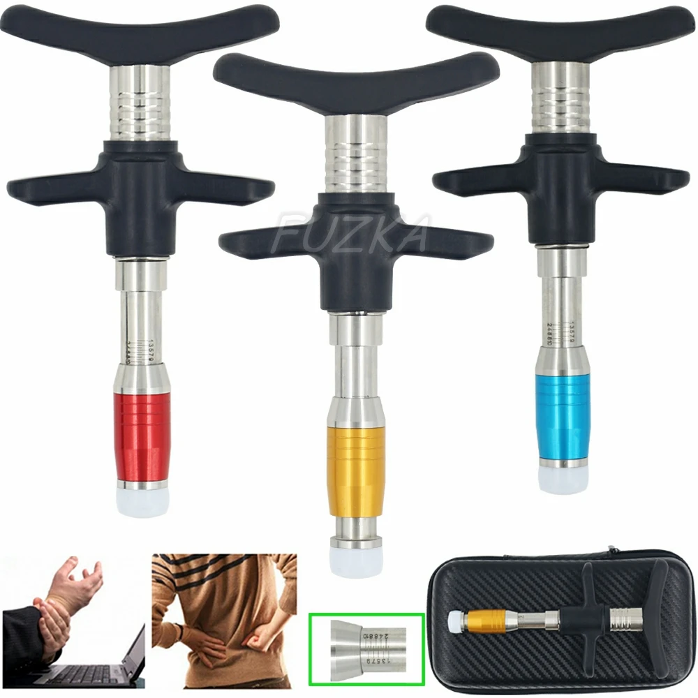 300N Adjustable Manual Chiropractic Gun For Spinal Pain Backbone Modulation Massager 10 Gears Adjustment Massage Correction Tool