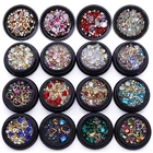 3D Стразы для дизайна ногтей, металлические Искусственные Шпильки, аксессуары для украшения искусства, камни для ногтей, Декор, наконечники для творчества