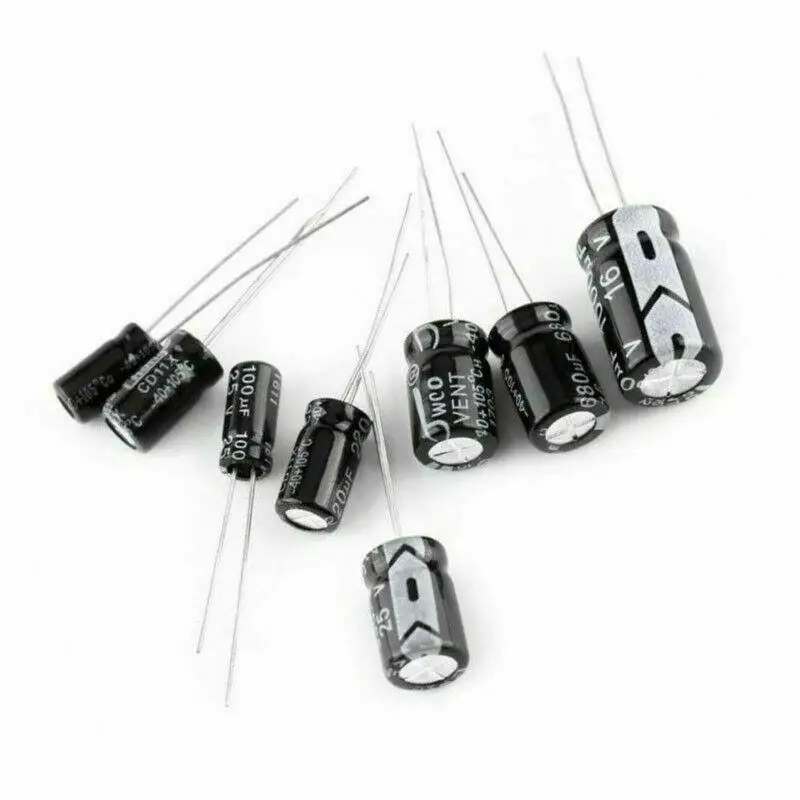 500 шт. электролитический комплект конденсаторов с Ассортимент Box 0 1 мкФ-1000 мкФ 24