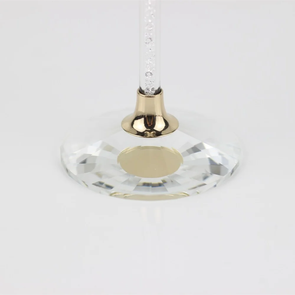 Золотые 250 мл 2 шт./компл. хрустальные поджаренные Свадебные очки