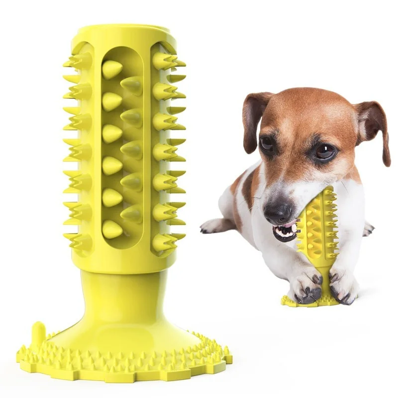 

NEW Dog Toothbrush Toys for Dogs Interactive Toy Training IQ Teeth Cleaning Durable Small Medium Large Dog Puppy Chewing