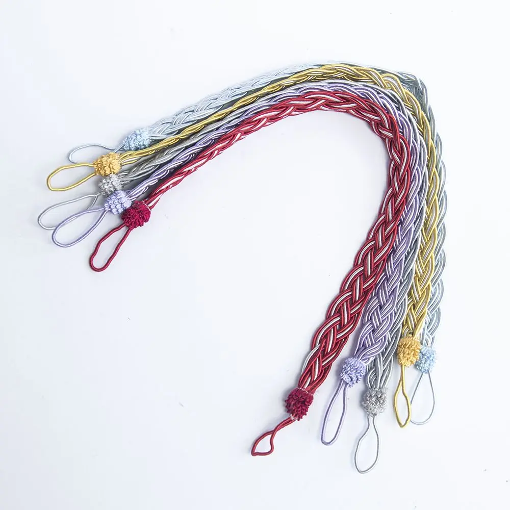 2 шт./пара зажимы для штор милые Зажимы Ручной работы тканый держатель подхваты