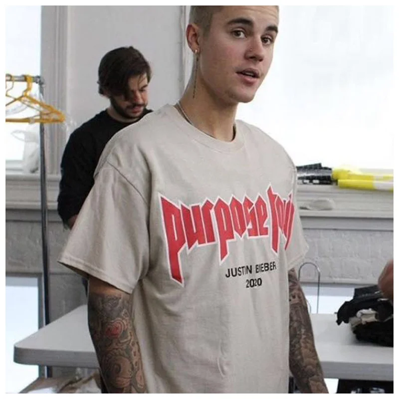 

Футболка в уличном стиле для Джастина Бибера с коротким рукавом и надписью «my mama» вам не нравится, Высококачественная Мужская хлопковая фут...