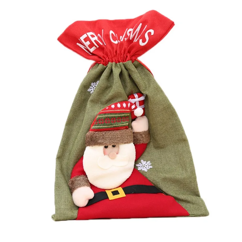 

Christmas Candy Plastic Drawstring Bags Cookies For Christmas Party Birthday Party Snack Wrapping Wedding Present