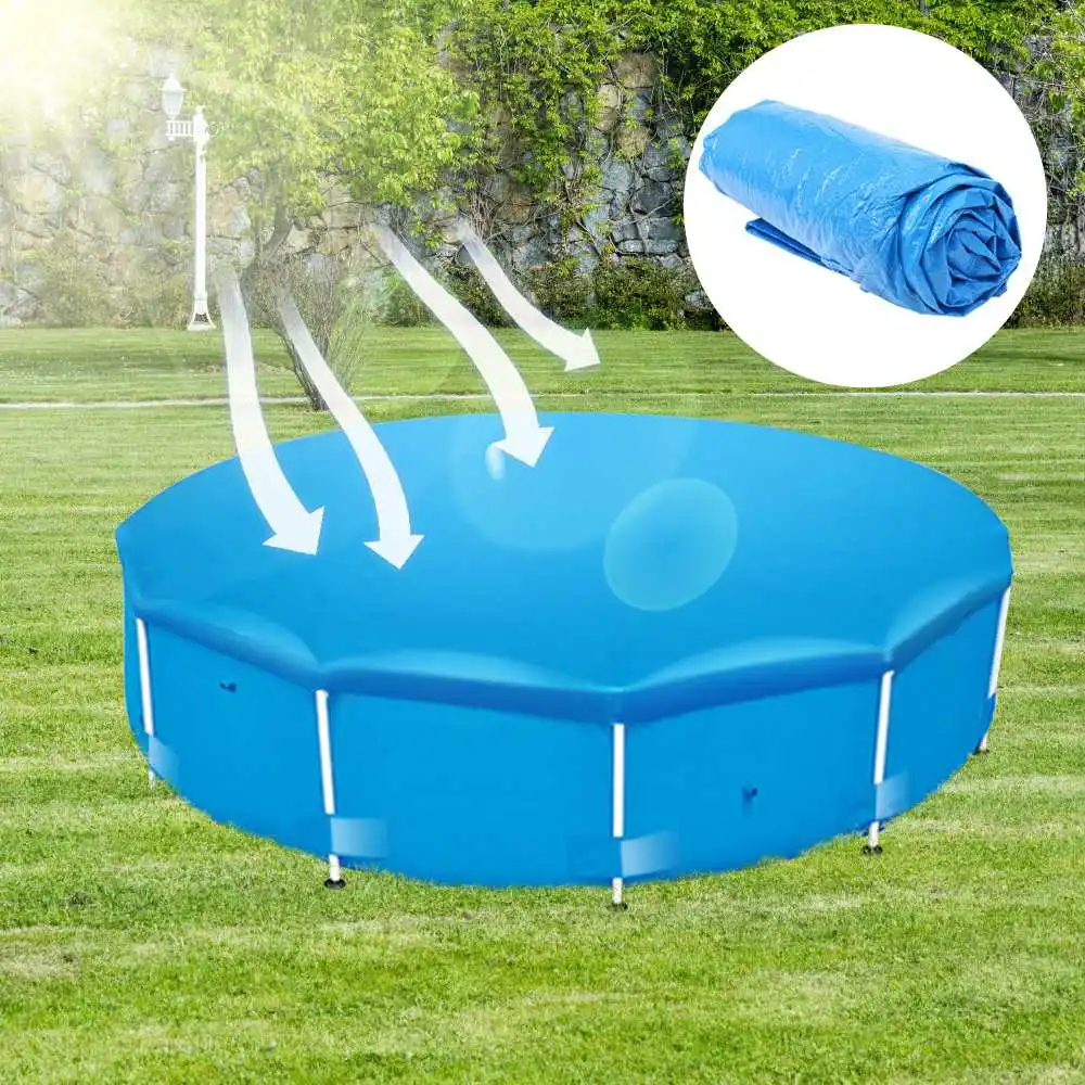 Чехол для круглого бассейна 10/12/15 футов надувной круглый бассейн плавания