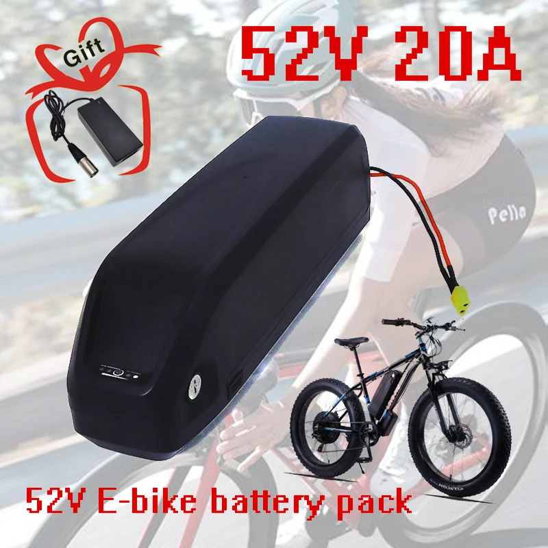 Original 52V 20Ah 14S 18650 Hailong mountain bike with USB mobile phone rechargeable 500W-1000W motorcycle EU duty-free | Электроника