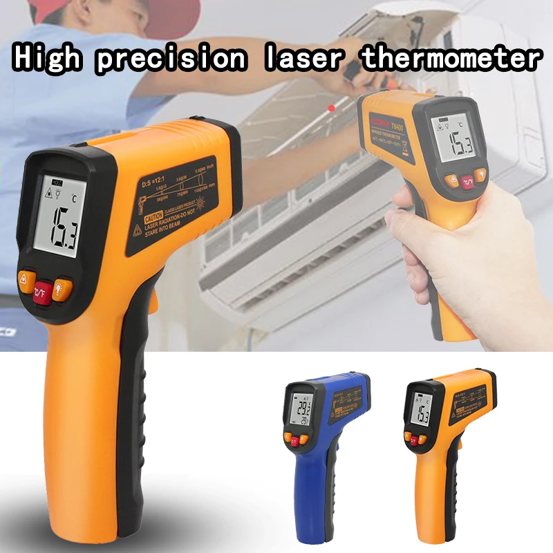 400 600 градусов Инфракрасный термометр бесконтактный промышленный и бытовой