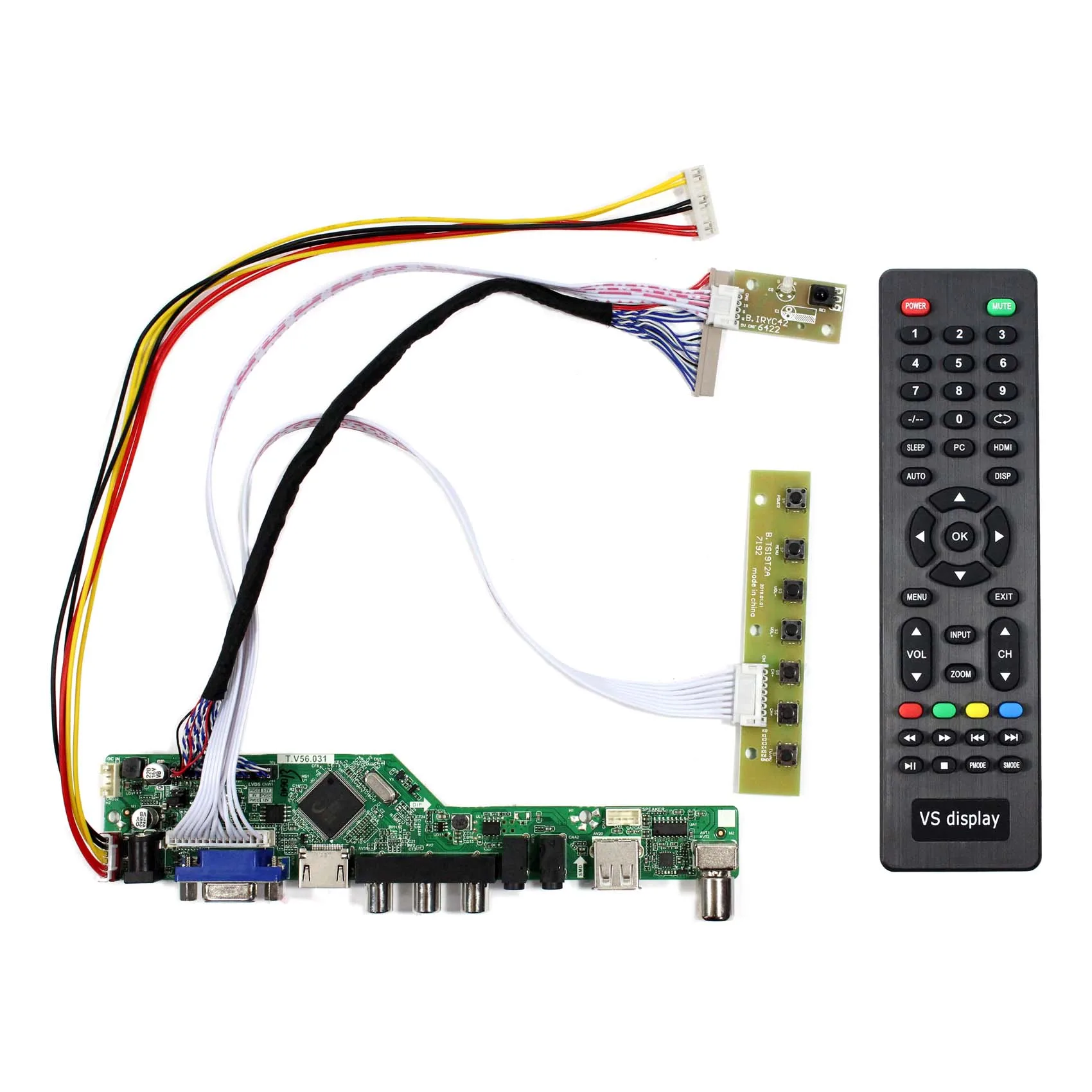 Подходит для G190ETN01.6 1280x1024 ЖК экран HD MI VGA AV USB плата драйвера|Запасные части| |