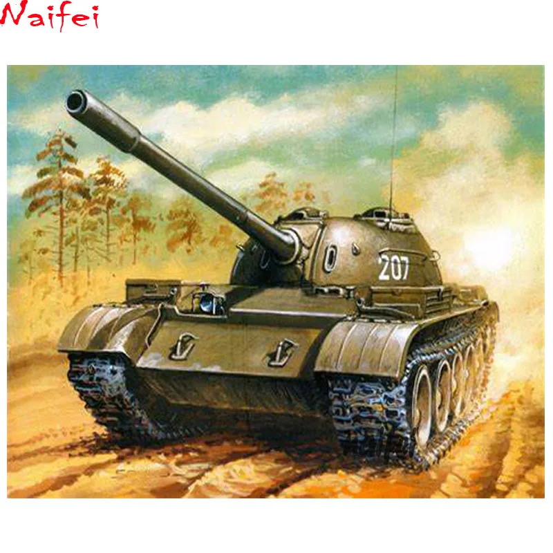 Набор для алмазной живописи в стиле милитари Алмазное искусство полная дрель