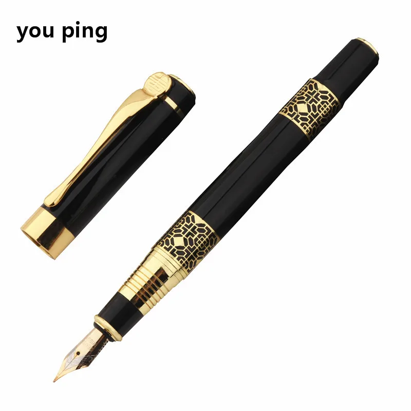 High Quality Black Business Office Fountain Pen School Student Supplies New Ink pen ink | Канцтовары для офиса и дома