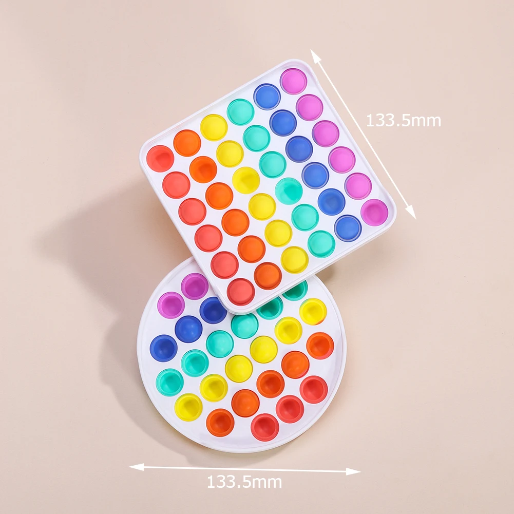 

Push Bubble Sensory Toys Rainbow Pop Fidget Reliver Stress Sensory Autism Anti-stress Adult Children Sensory Decompression Toys