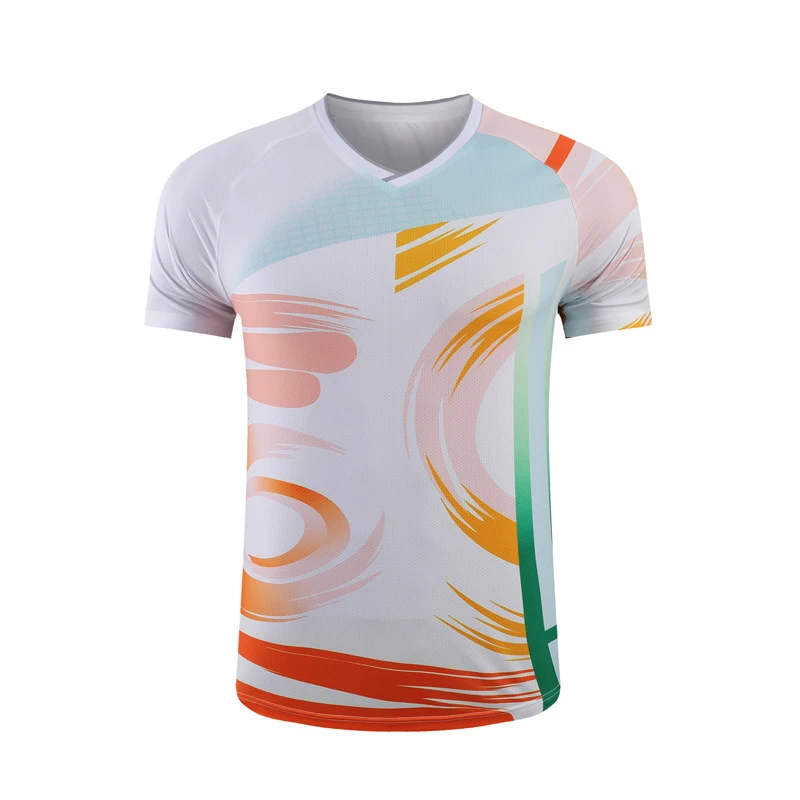 Custom 2021 Badminton T-shirts Men Women,Kids Tennis Shirts Shorts, Table Tennis Shirts ,Quick dry Team sport training tshirt
