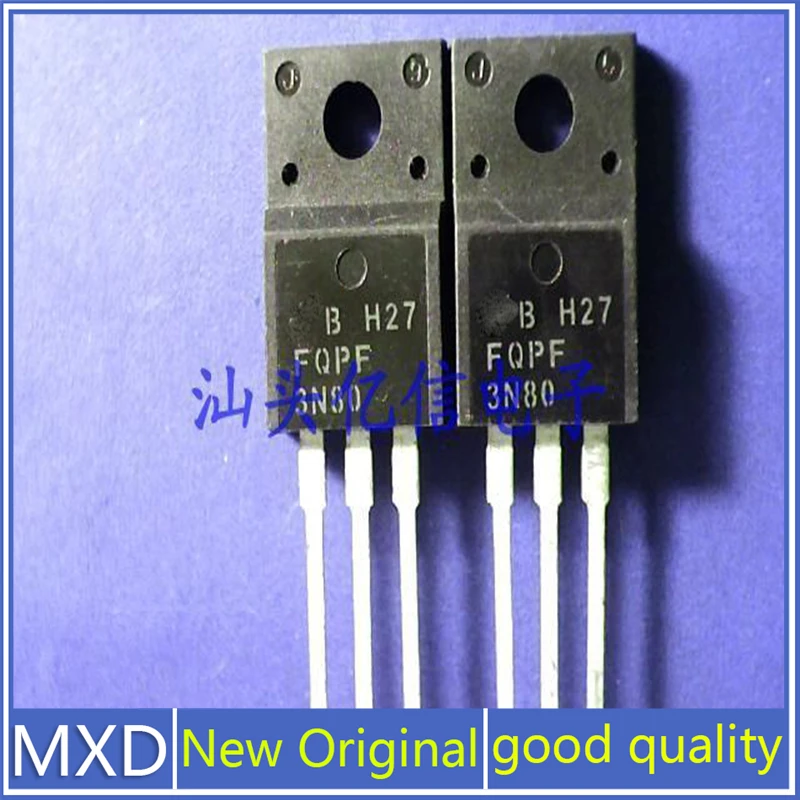 5 шт./лот новый оригинальный FQPF3N80 3N80 3A800V полевой эффект Mostube TO220F хорошее качество