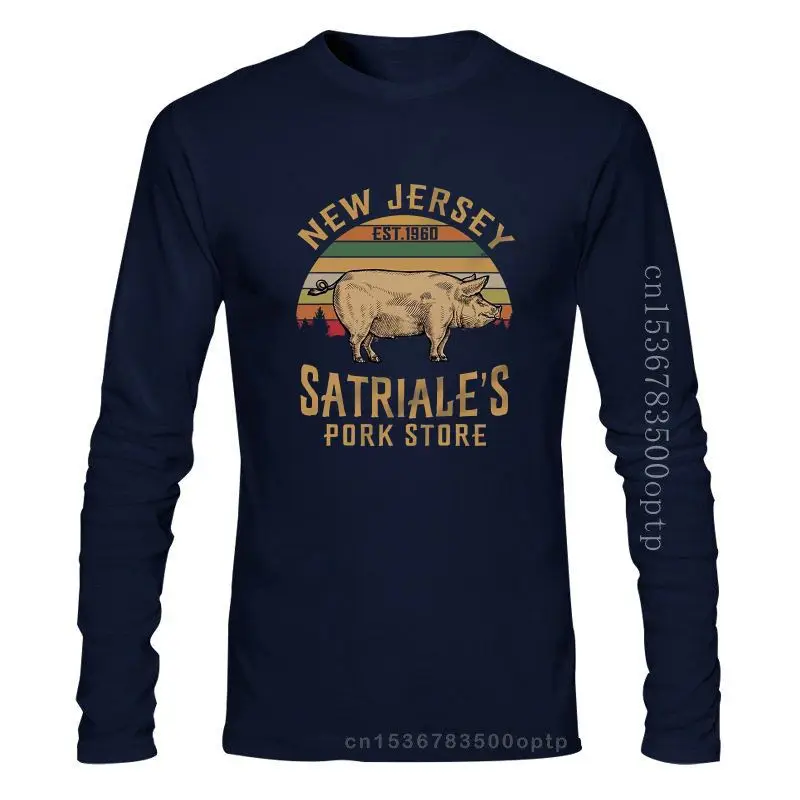 

New Clothing Satriales Pork Store Vintage Retro T Shirt Sopranos 7979