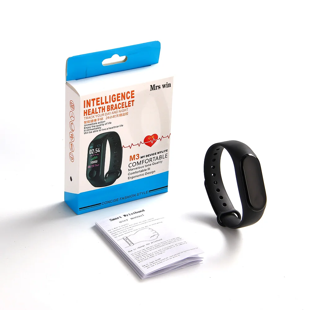 Смарт браслет M3 с шагомером пульсометром и тонометром|Смарт-браслеты| |