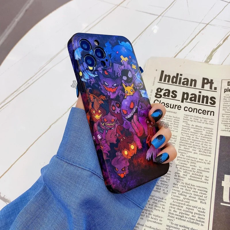 Чехол для телефона с покемоном IPhone 13 pro max 7 8 Plus / X XS XR Max 11 12/Pro/милый мультяшный