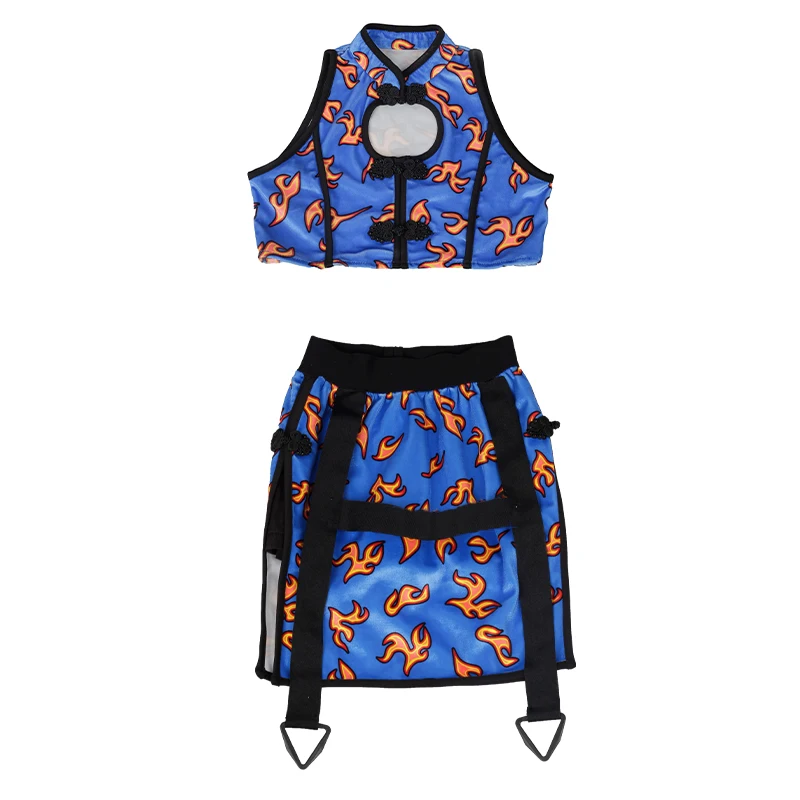 

2020 Girls Jazz Dance Costumes Children Hip Hop Fashion Clothing Chinese Style Street Dancing Outfit Stage Performance Wear