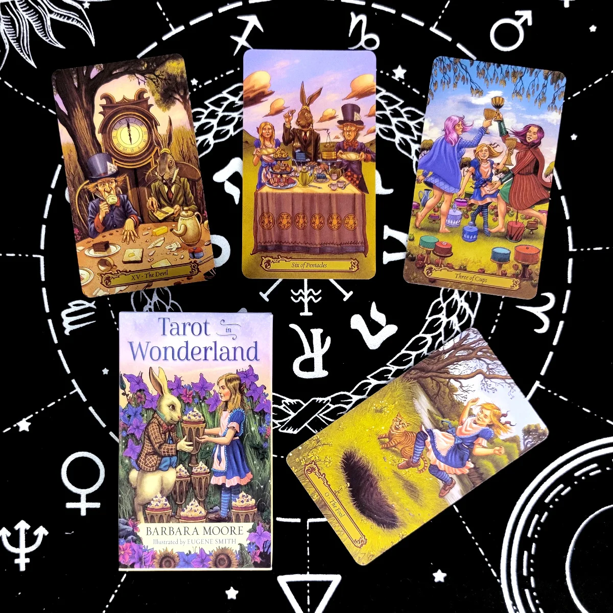 

Карты Таро в стране чудес, колода для гадания, английская версия развлечение настольная игра, 78 листов/коробка