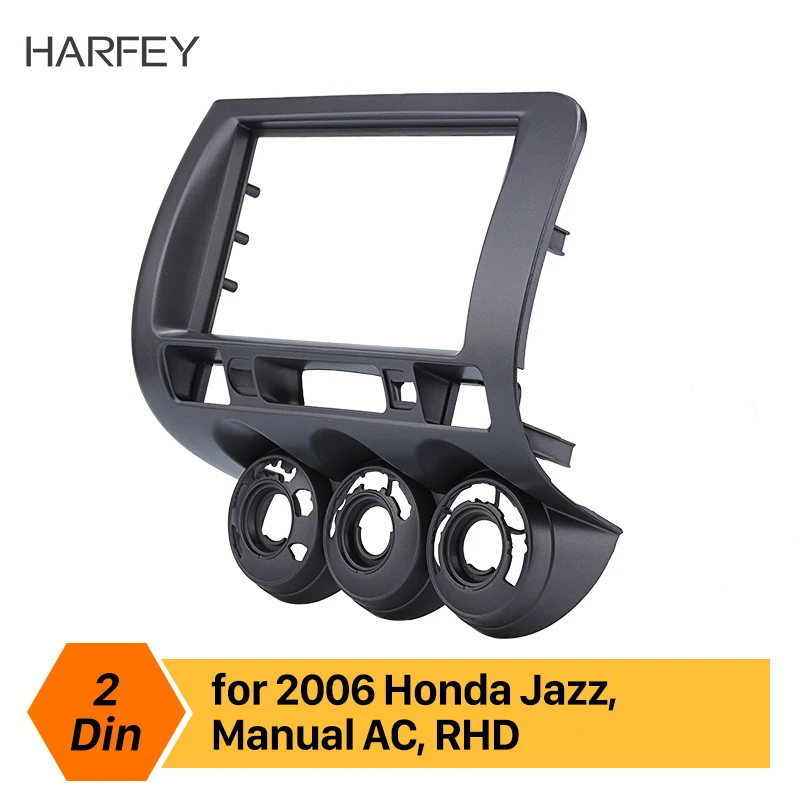 Комплект для автомагнитолы Harfey 2Din комплект Honda Jazz Manual AC RHD 2006 Fascia с креплением 178*102