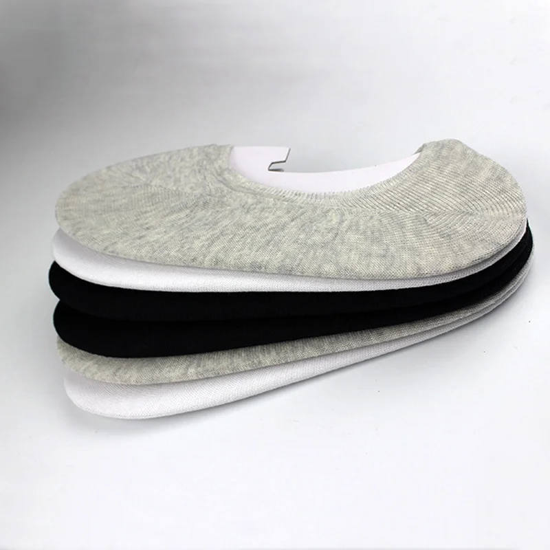 Женские и мужские носки один размер невидимые спортивные тонкие хлопковые с