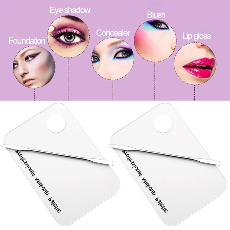 Акриловая палитра для макияжа шпатель стержень основа тени век поддон