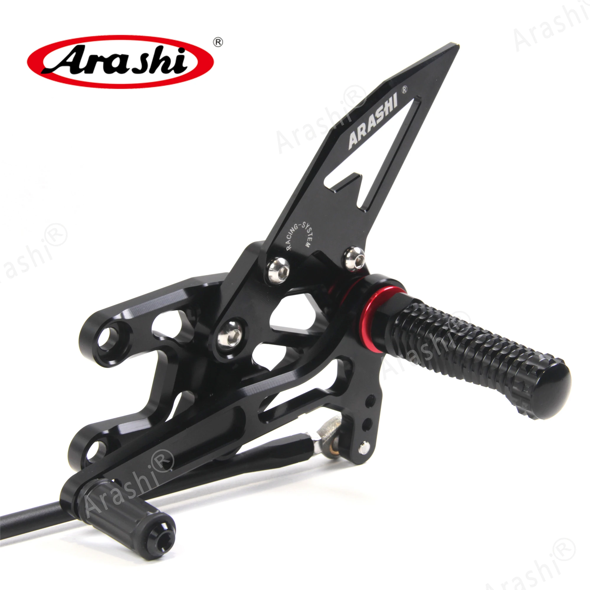 Регулируемая подставка для ног Arashi KAWASAKI NINJA ZX10R ZX10 R 2004 2005 задняя педали ZX-10R 04 05 -
