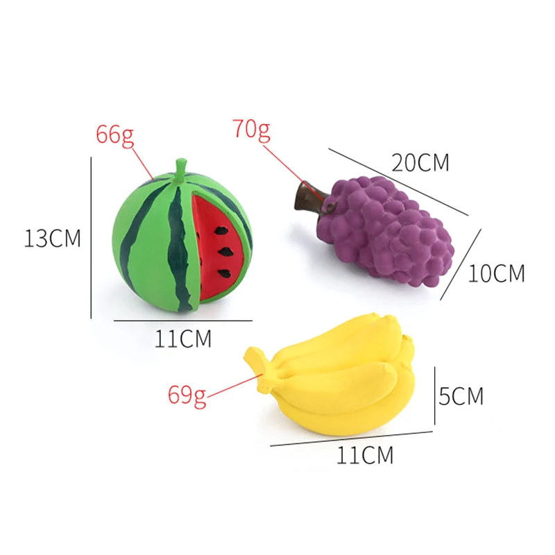 1 шт. собака жевательные фруктовые писк игрушка для кошки домашних животных из