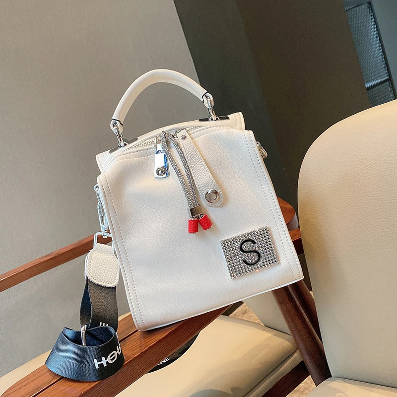

Split Leather Women Handbag High Quality Tote 2021 New Designer Diamond Ita Mini Bag Inclined Shoulder Crossbody Bolsos De Mujer