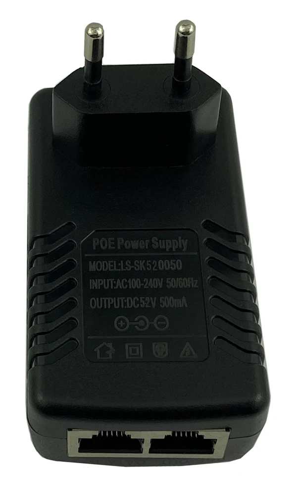 48V 0.5A RJ45 коммутатор питания через Ethernet Мощность поставить Зарядное устройство
