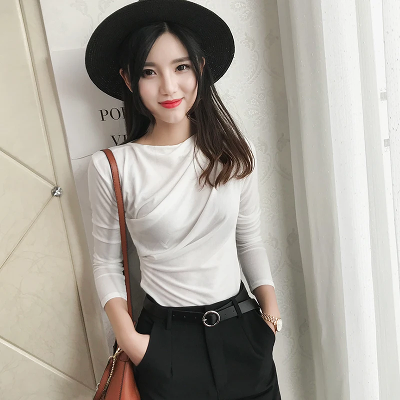 

2019 New Autumn Winter One word collar Knitted Pullover Sweater Women Short Irregular Casual loose sweater cc1696