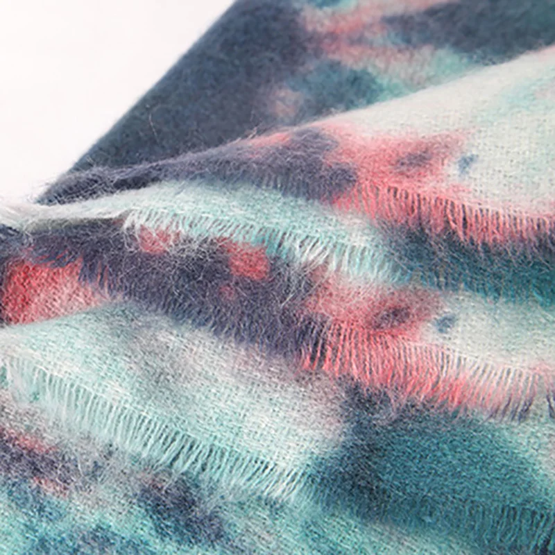 

2021 Newest Women Keep Warm Cotton Linen Scarf Lady Soft Wraps Graffiti Print Shawls Female Elegant Hijab 180x90cm