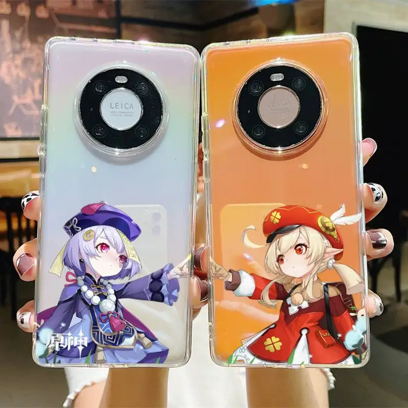

Genshin Impact Klee Qiqi Phone Case For Huawei P20 30 pro lite Psmart 2019 Y5 6 7 Honor 8 10 i lite Mate 20lite