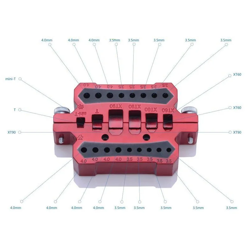 Алюминиевая универсальная паяльная Изолированная станция для XT60 XT90 Deans