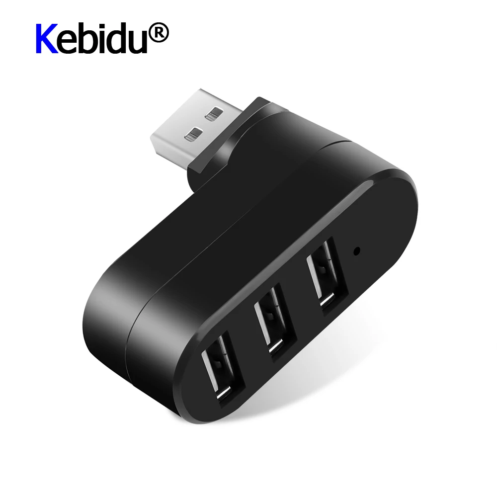 USB-разветвитель на 3 порта вращающийся 2 0 градусов | Компьютеры и офис
