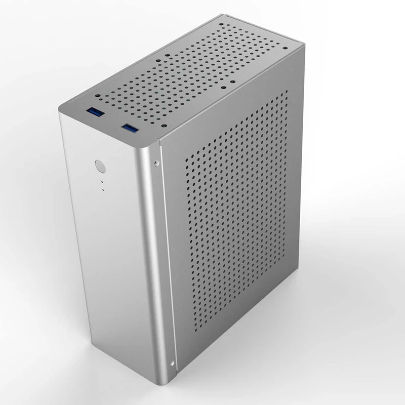 Корпуса Mini Itx Usb3.0 2 5 дюйма Hdd Ssd из алюминиевого сплава для компьютера игрового ПК