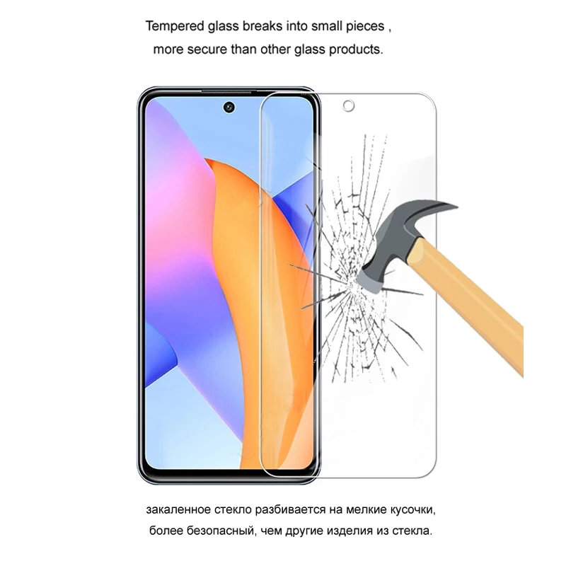 3Pcs For Huawei Honor 10X Lite Tempered Glass Phone Screen Protector Shield Honor10X lite 10 x Protective Film 9H | Мобильные